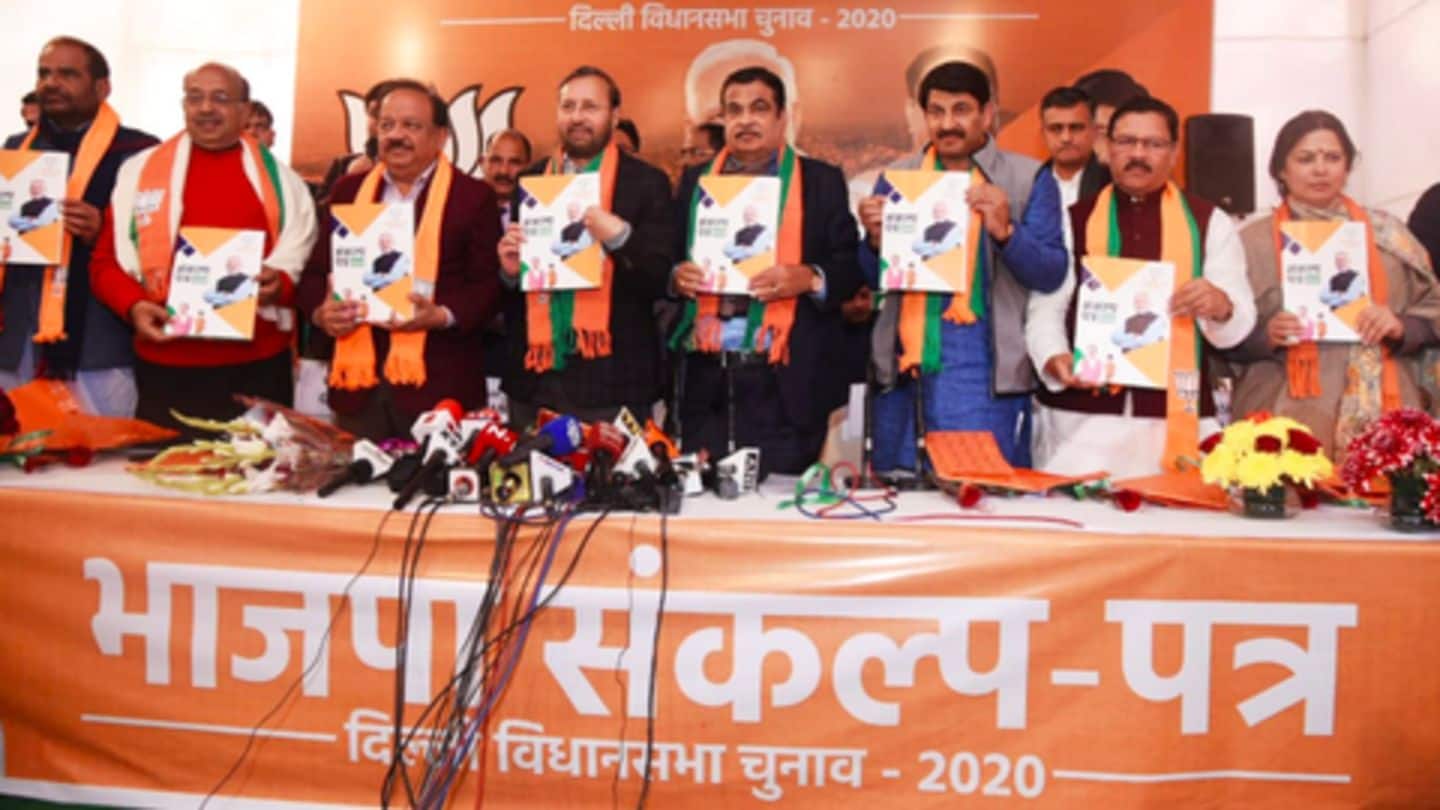 BJP releases Delhi poll manifesto; here are the highlights