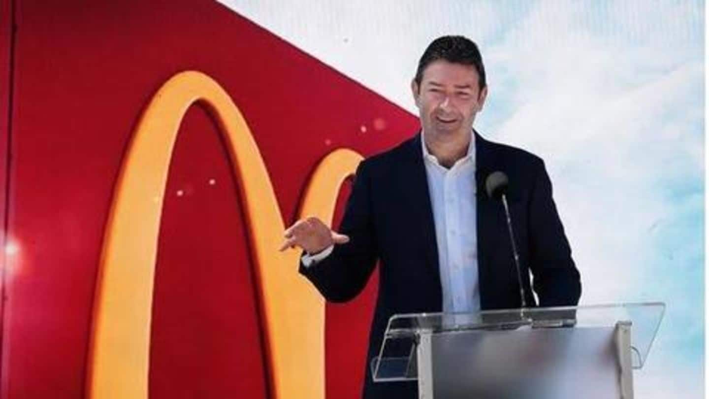 McDonald's fires CEO Steve Easterbrook over 'consensual relationship' with employee