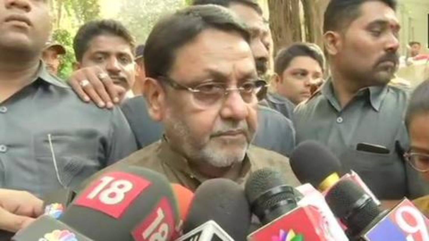 BJP-NCP government formed through deception: NCP leader Nawab Malik BJP-NCP government formed through deception: NCP leader Nawab Malik