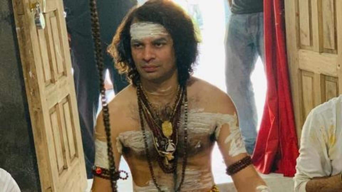 Yadav wore fake tiger skin, rudraksha; smeared body with sandalwood-paste Yadav wore fake tiger skin, rudraksha; smeared body with sandalwood-paste