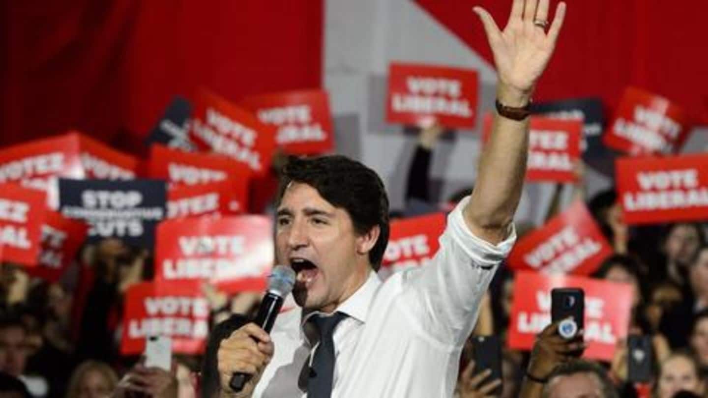 Justin Trudeau wins second term in Canada polls; loses majority