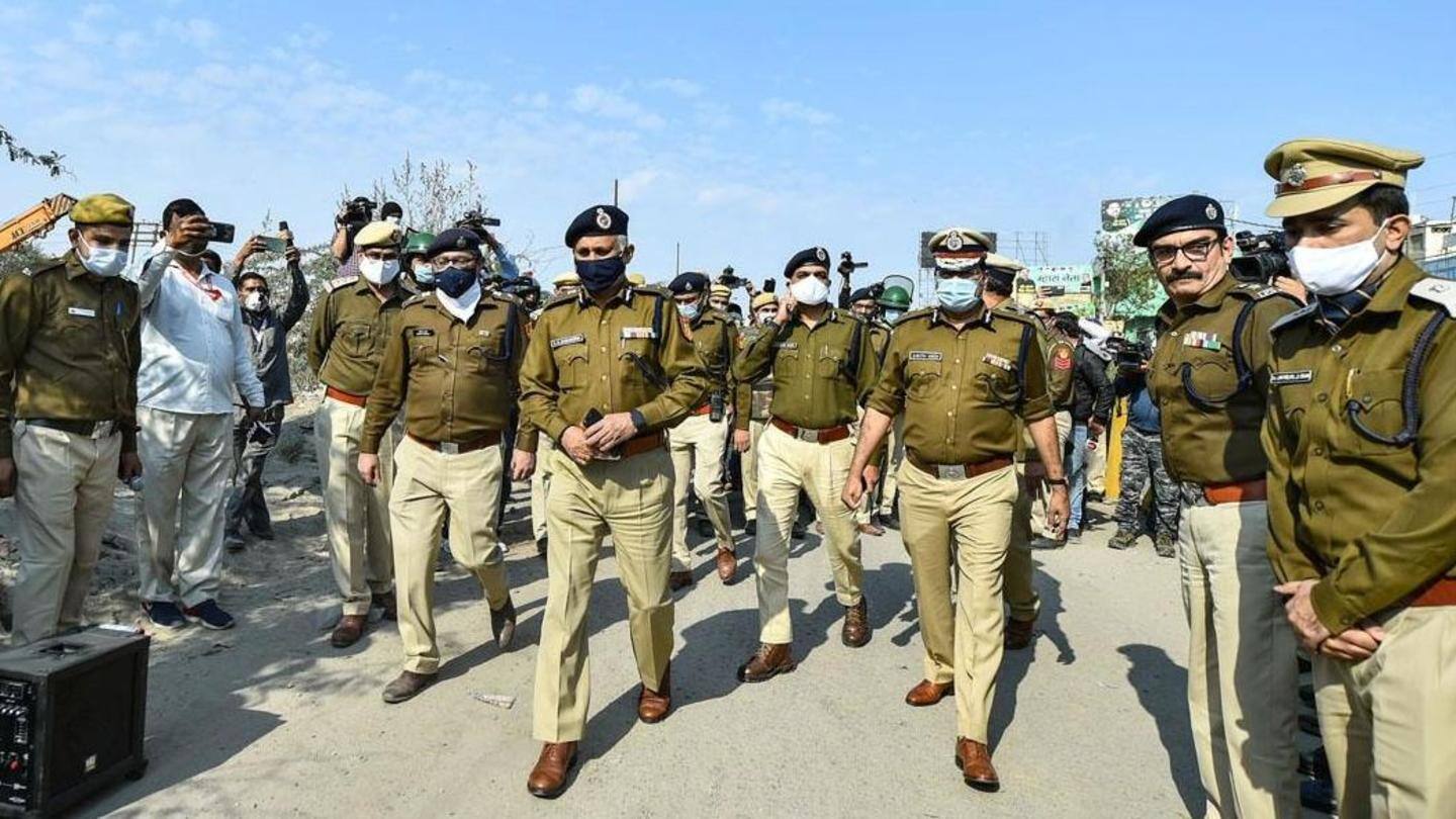 Citing COVID-19 outbreak, Delhi Police had refused to allow protest Citing COVID-19 outbreak, Delhi Police had refused to allow protest