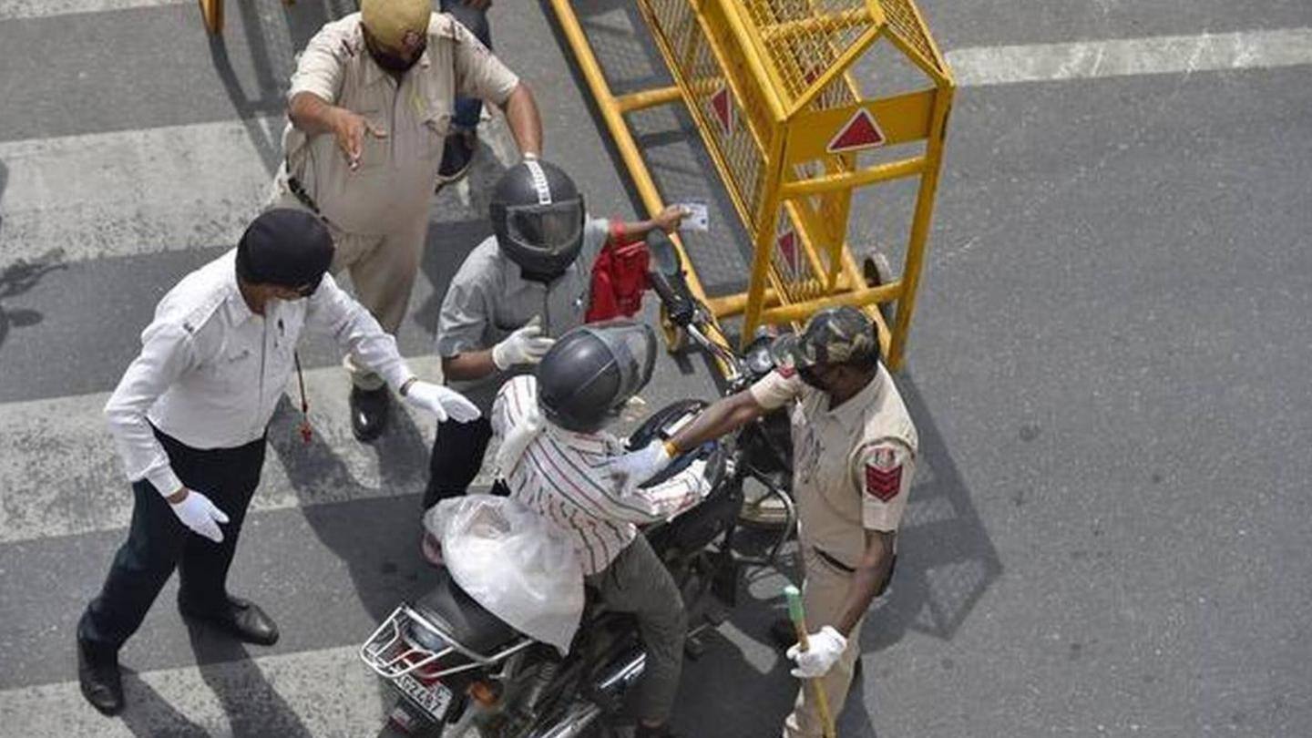 Up to Rs. 1,000 fine for lockdown violators Up to Rs. 1,000 fine for lockdown violators