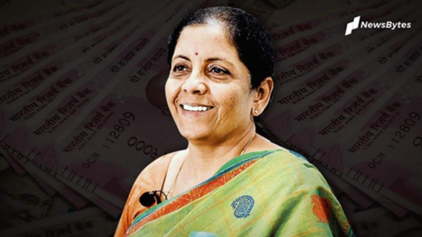 Sitharaman tables Economic Survey; FY22 GDP growth pegged at 11%