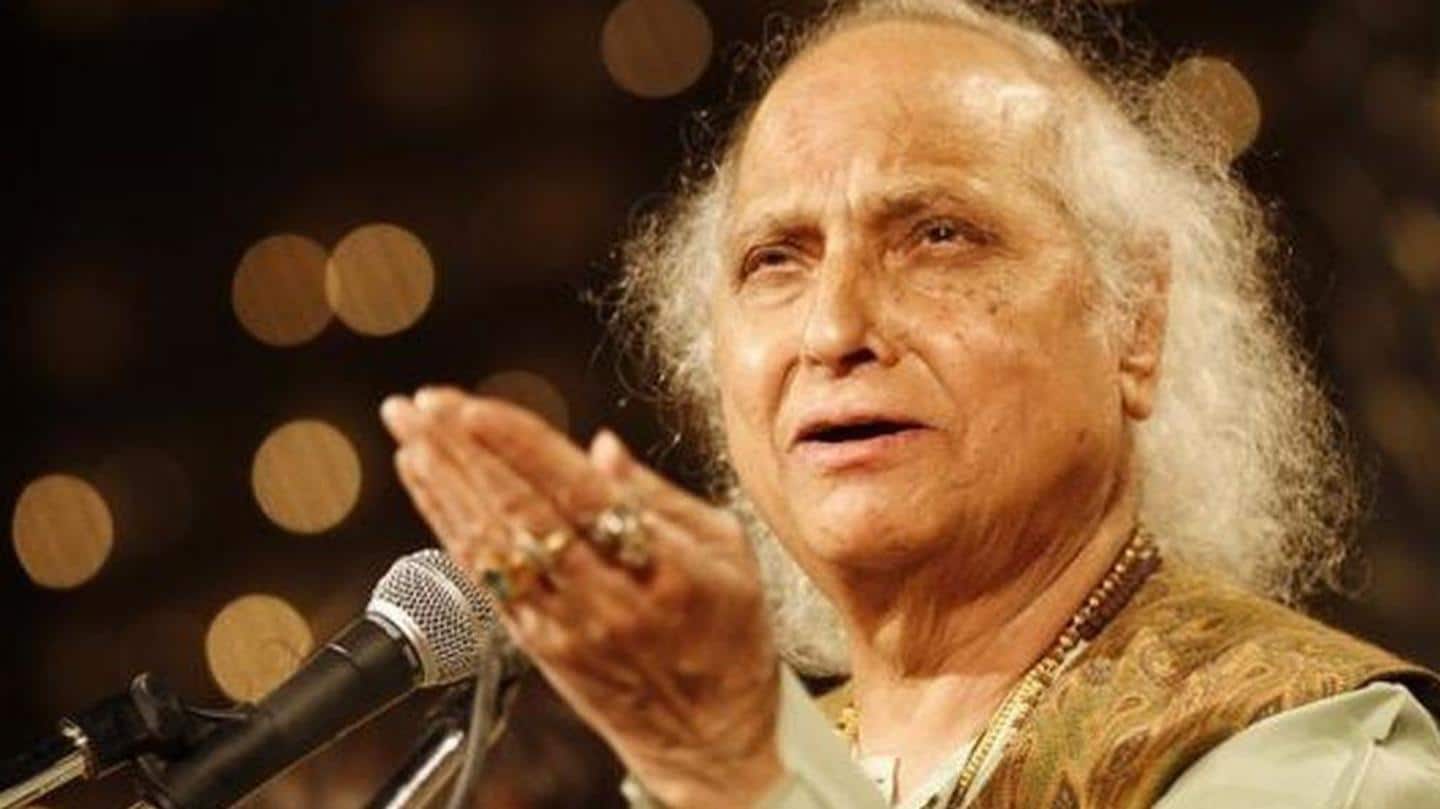 Pandit Jasraj died at home in New Jersey, US Pandit Jasraj died at home in New Jersey, US