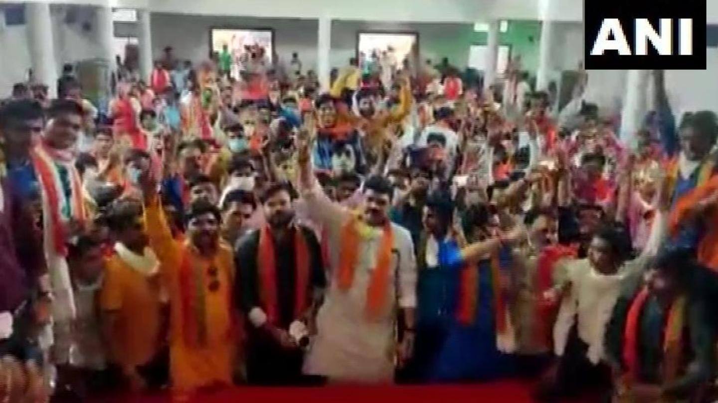 Incident occurred at BJP's party joining program Incident occurred at BJP's party joining program