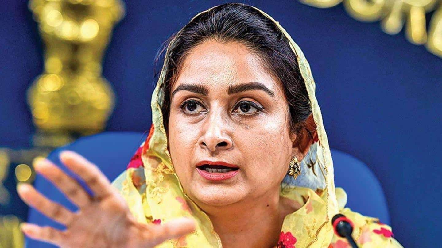 Proud to stand with farmers, said Harsimrat Badal Proud to stand with farmers, said Harsimrat Badal