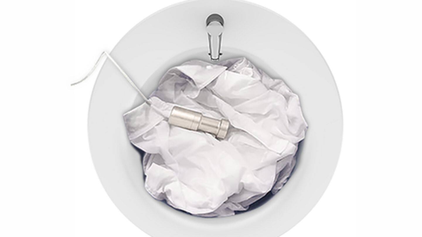 Here's how effective the device is with laundry Here's how effective the device is with laundry