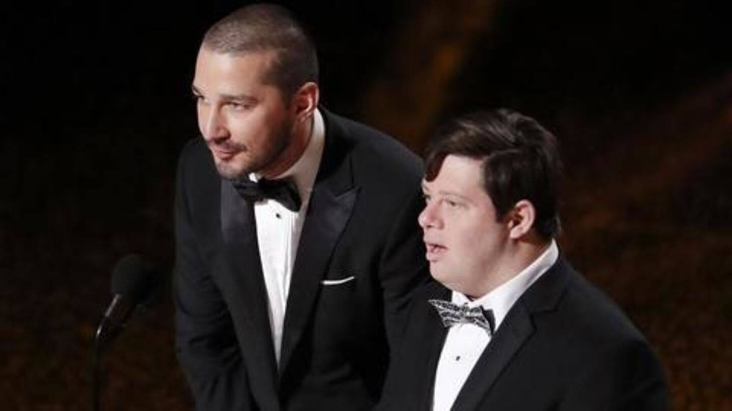 Gottsagen welcomed on stage with standing ovation Gottsagen welcomed on stage with standing ovation