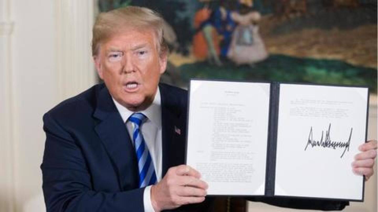 After abandoning nuclear deal, US reimposed sanctions on Iran After abandoning nuclear deal, US reimposed sanctions on Iran