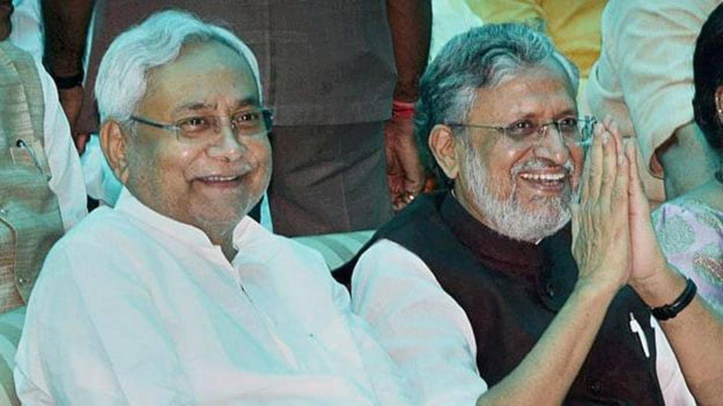 Kumar elected CM with Sushil Modi as deputy Kumar elected CM with Sushil Modi as deputy