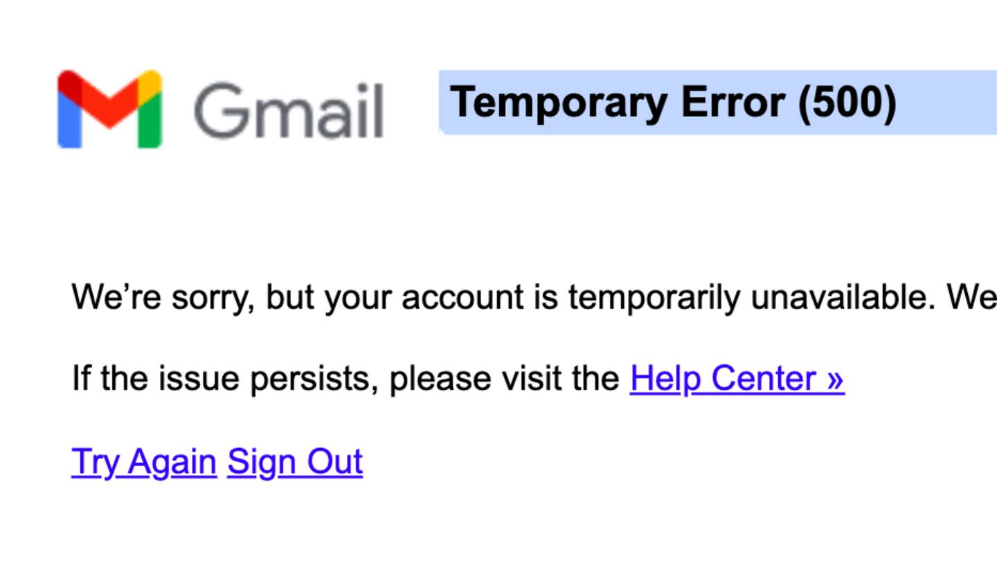 Most people could not access Gmail Most people could not access Gmail