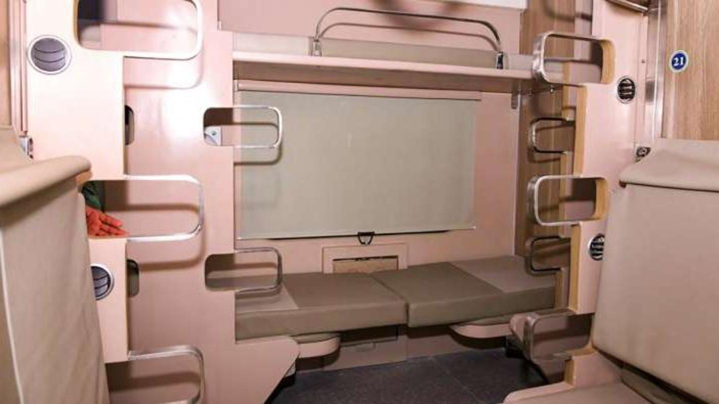 Individual AC vents, mobile charging points for each berth Individual AC vents, mobile charging points for each berth