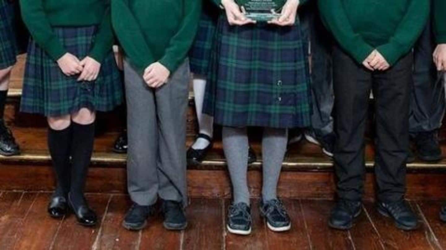 Boys can wear skirts as Irish school introduces gender-neutral uniforms