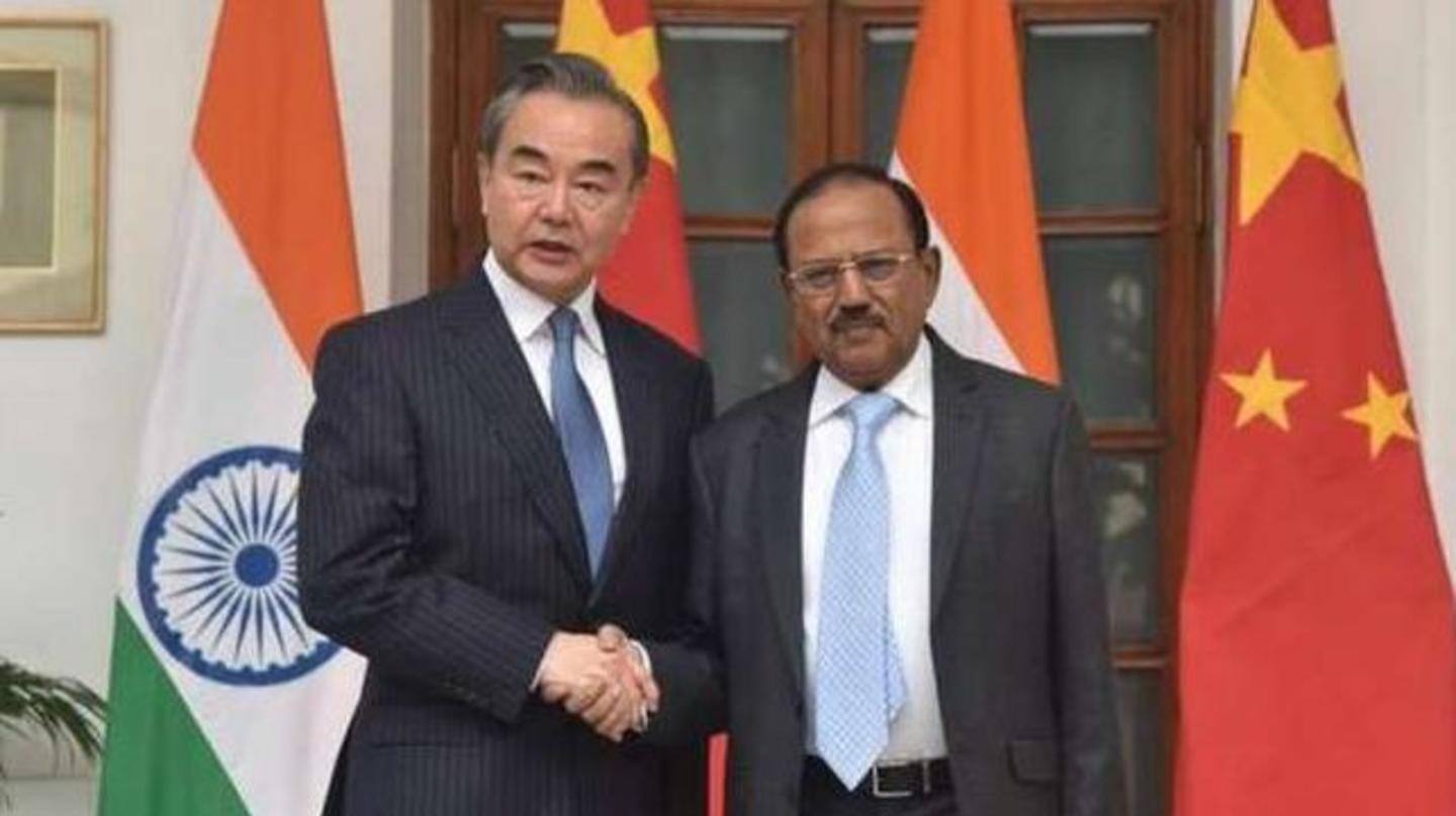 India's NSA and Chinese Foreign Minister held talks on Sunday India's NSA and Chinese Foreign Minister held talks on Sunday