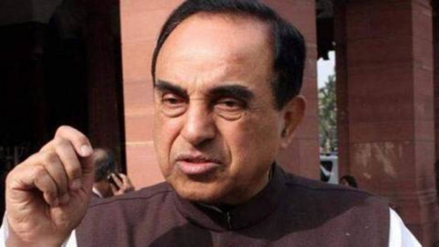 This is defamation, says BJP MP Subramanian Swamy This is defamation, says BJP MP Subramanian Swamy