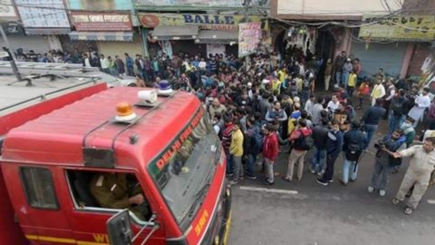 Anaj Mandi fire: Owner of building detained Anaj Mandi fire: Owner of building detained