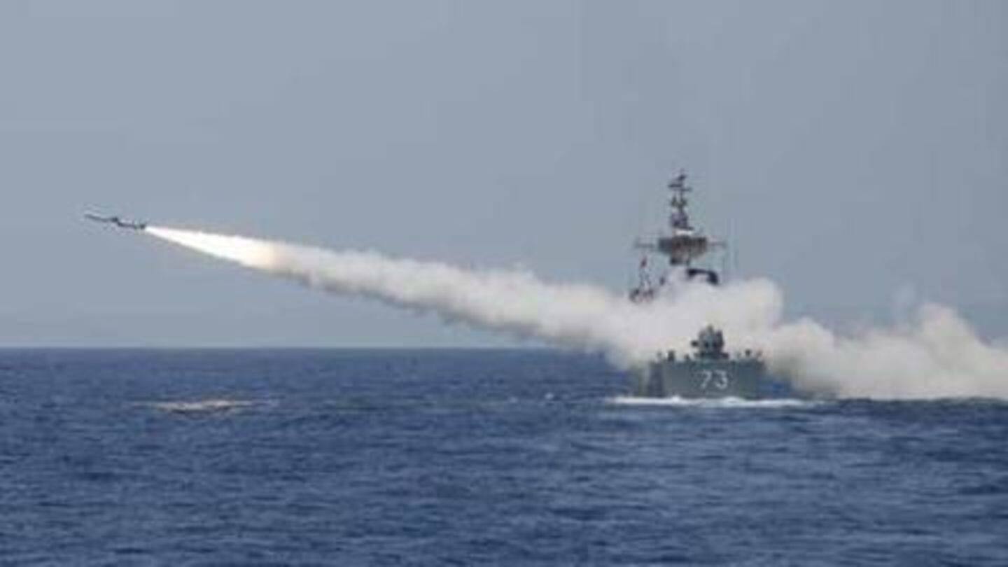 Konarak vessel strayed too close to missile targets Konarak vessel strayed too close to missile targets