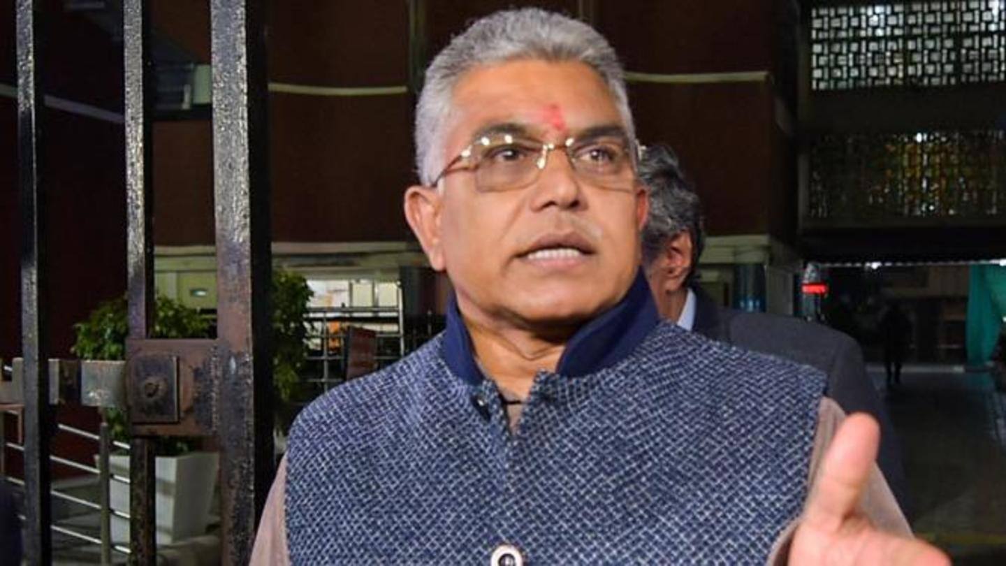 He's welcome to join BJP, says Dilip Ghosh He's welcome to join BJP, says Dilip Ghosh
