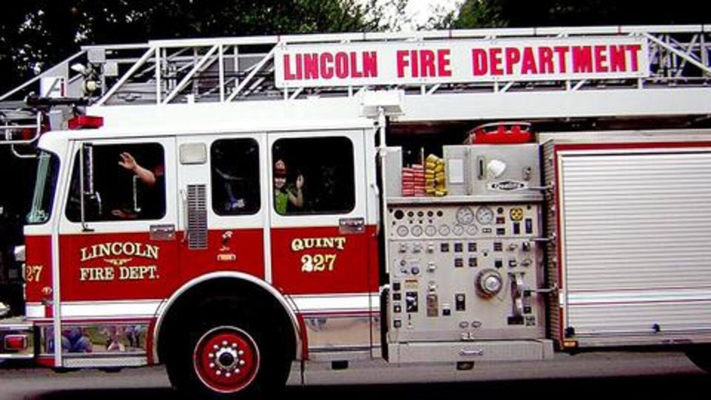 Firefighters extinguished fire within minutes, no one was injured Firefighters extinguished fire within minutes, no one was injured