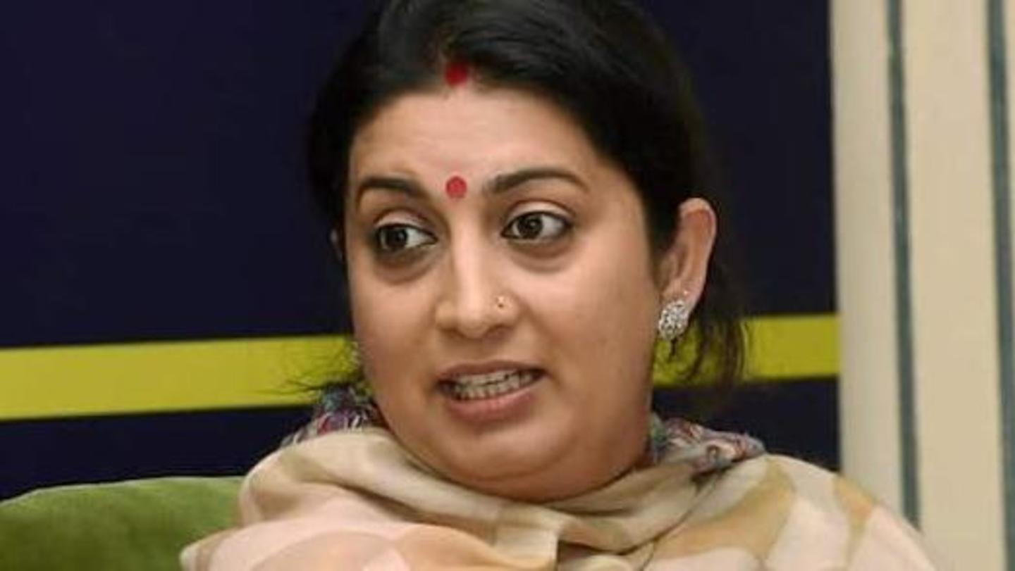 Irani announced her diagnosis through Twitter Irani announced her diagnosis through Twitter