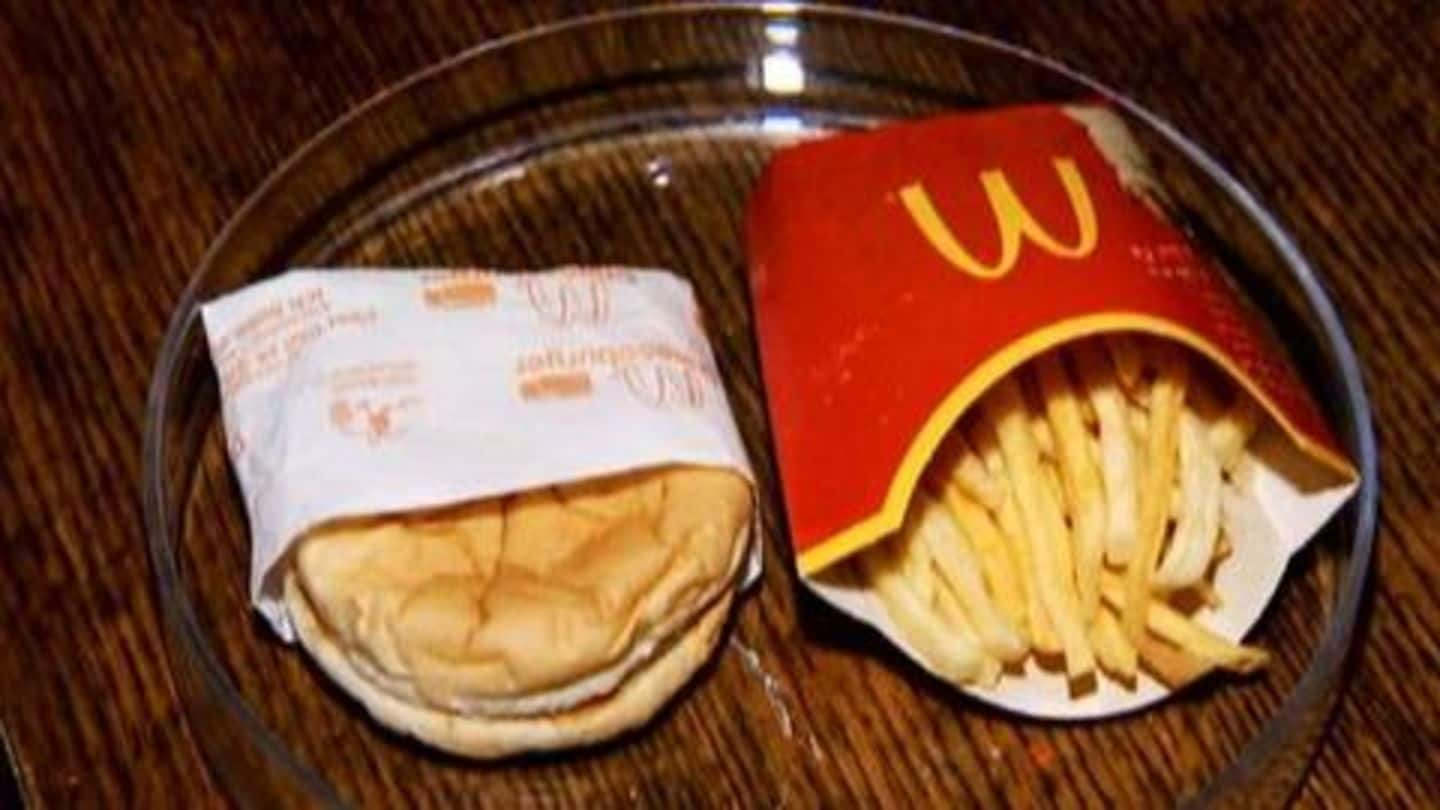 This 10-year-old McDonald's meal still looks edible on livestream