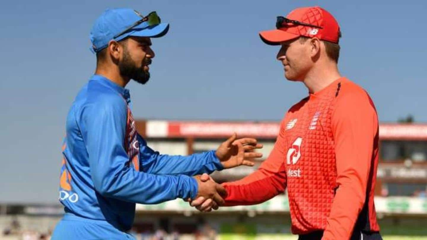 India vs England, 1st T20I: England elect to field