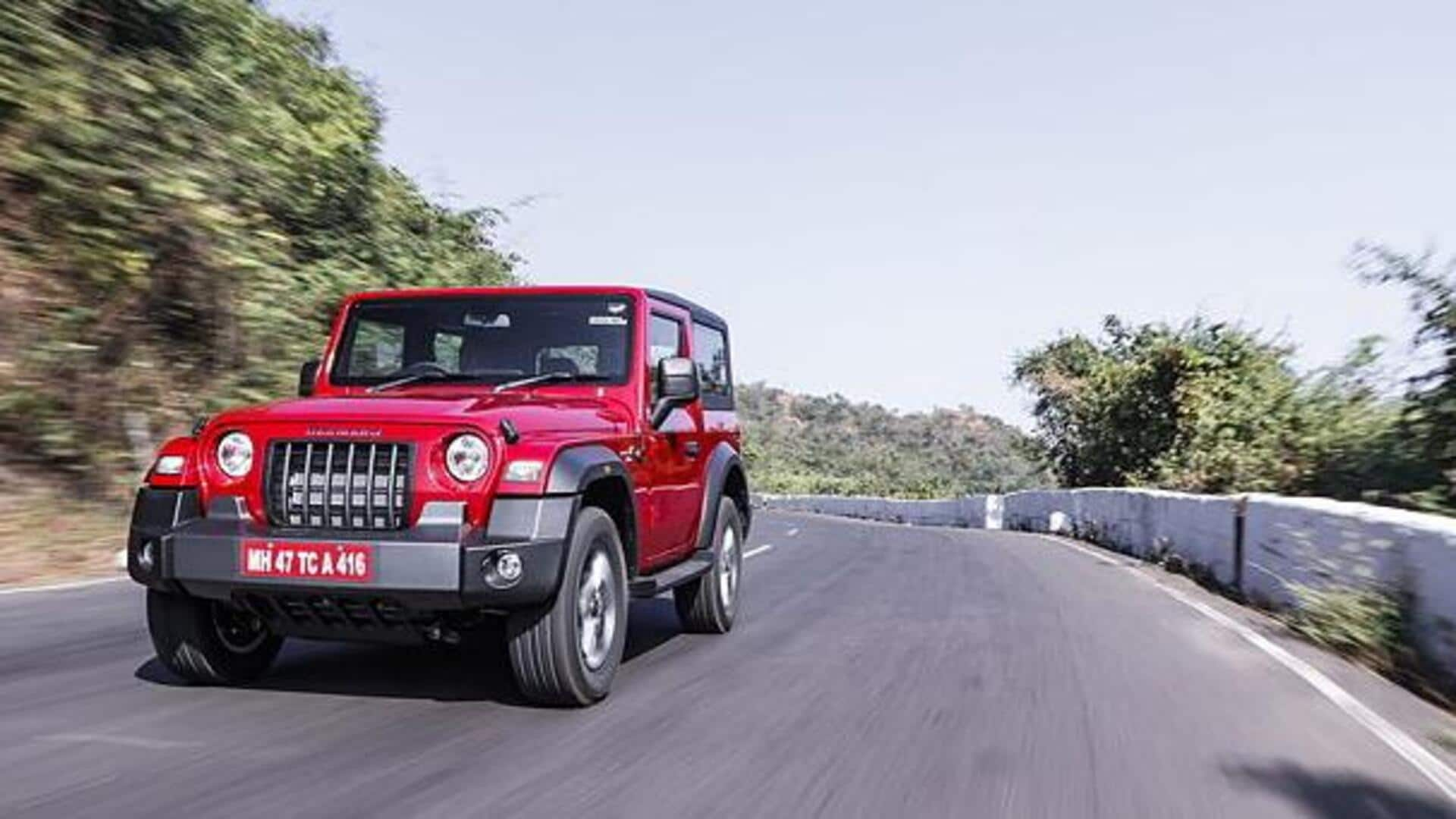 Mahindra Thar records impressive 59,000 open bookings in May 2024