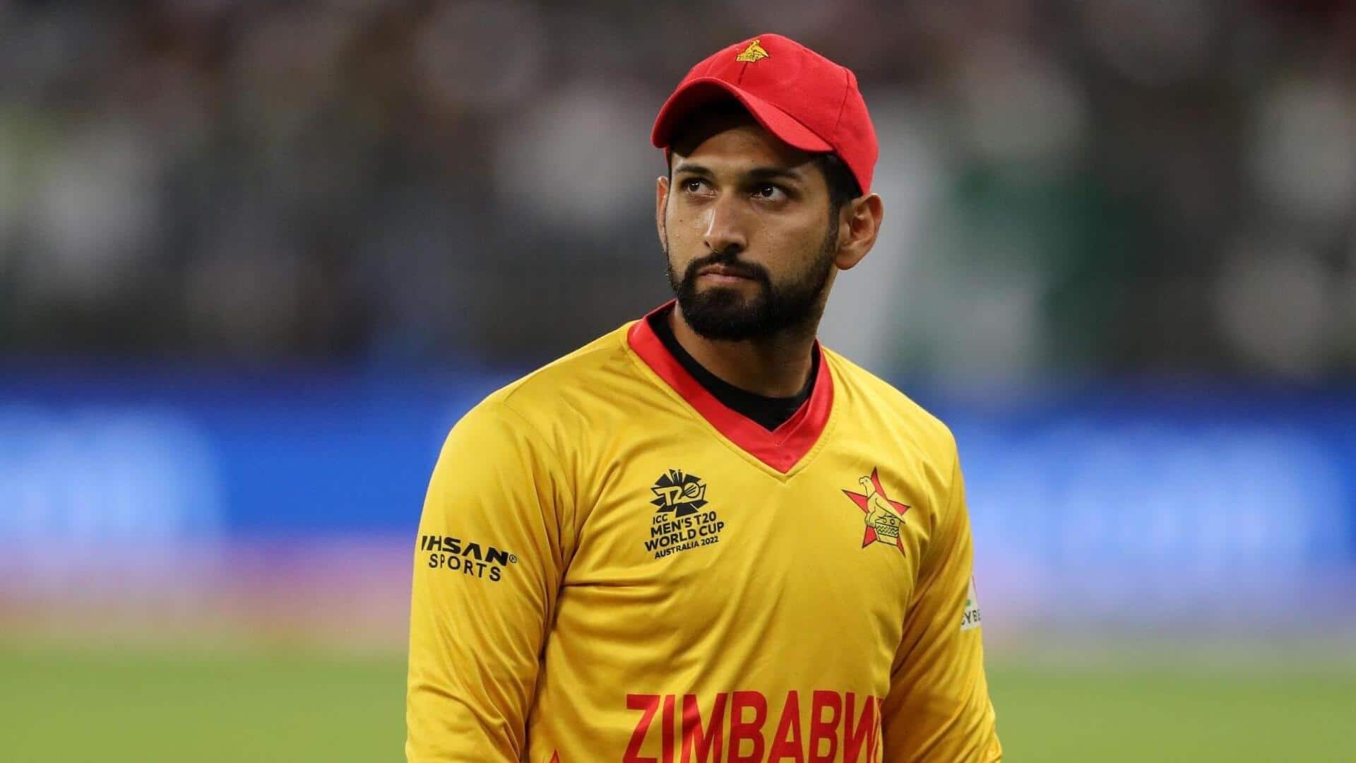 Sikandar Raza bags his 18th POTM award in T20Is: Stats 