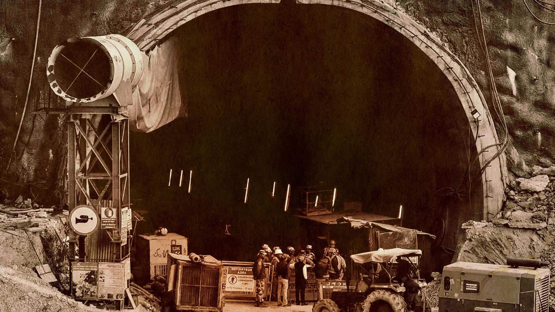 Uttarkashi tunnel collapse: Rescue halts again due to technical glitch