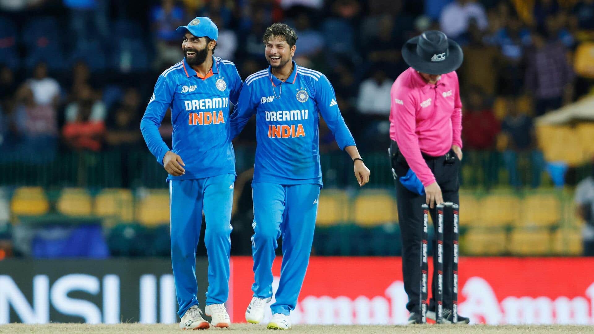 Kuldeep Yadav becomes fastest Indian spinner to 150 ODI wickets
