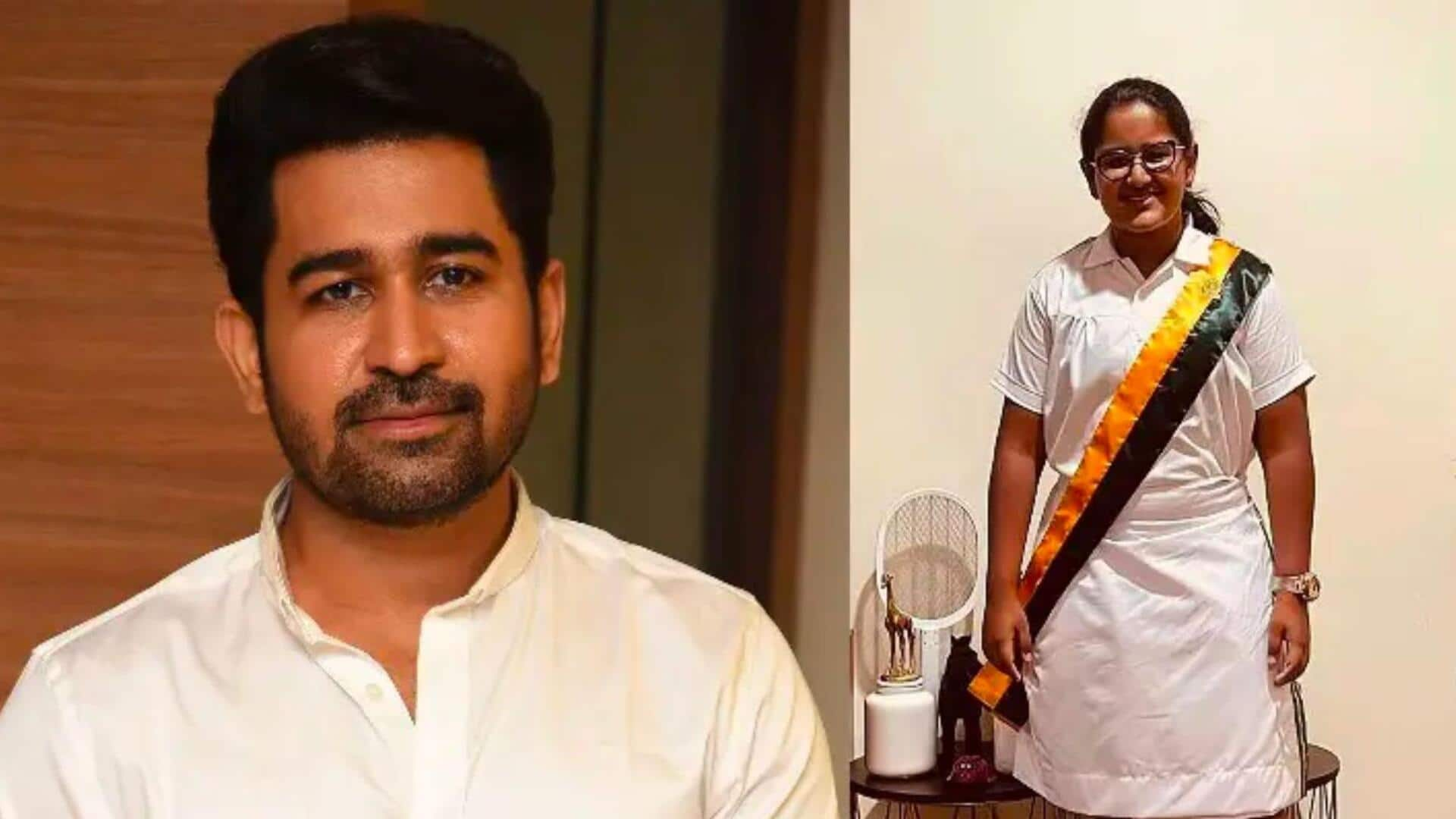 Composer-actor Vijay Antony's daughter Meera (16) dies by suicide