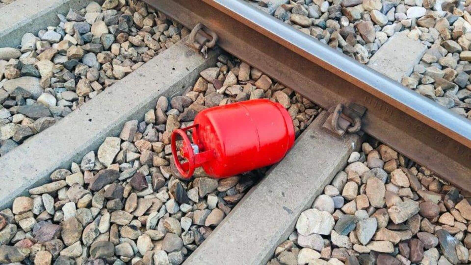 Another possible train-derailment attempt averted; cylinder found on Landaura-Dhandhera track 