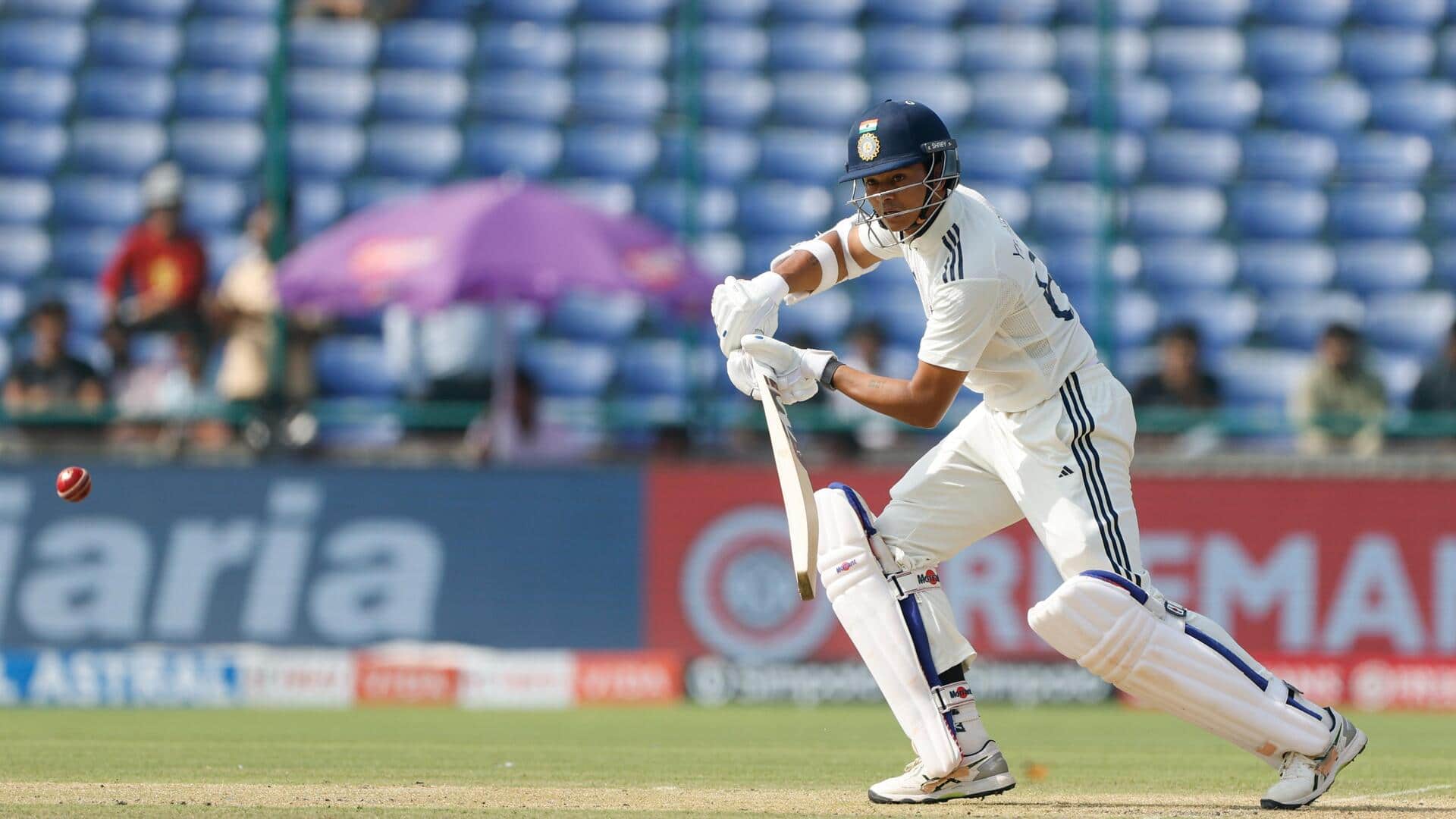 Yashasvi Jaiswal slams his second Test hundred vs WI: Stats Yashasvi Jaiswal slams his second Test hundred vs WI: Stats
