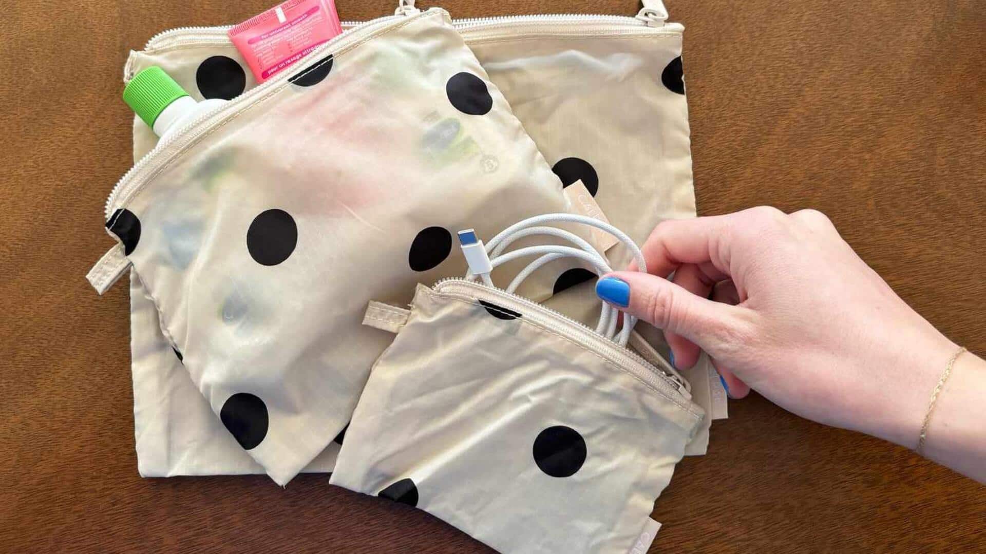 Pouch hacks to help organize your bag