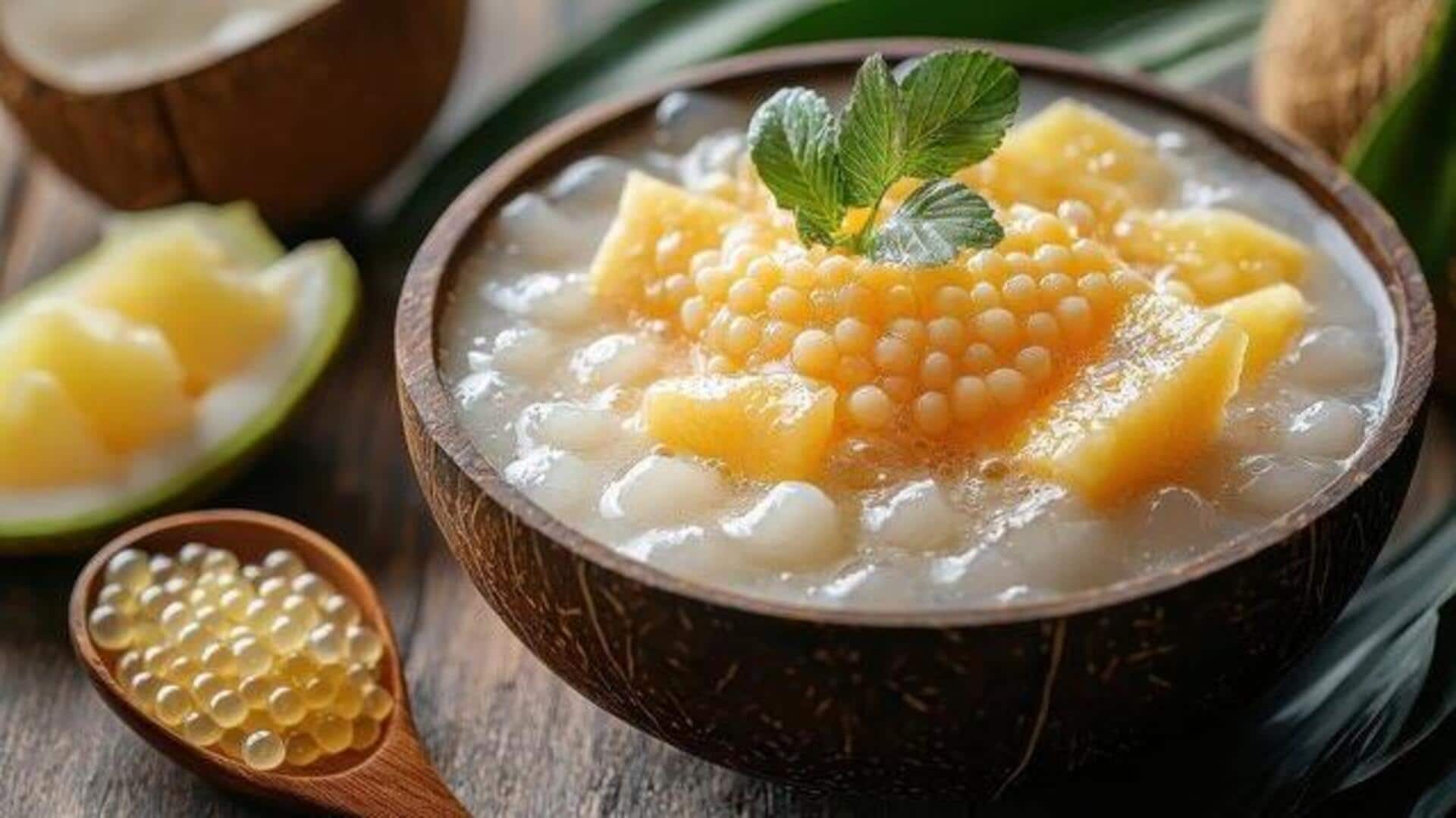 5-minute sago pudding that tastes amazing