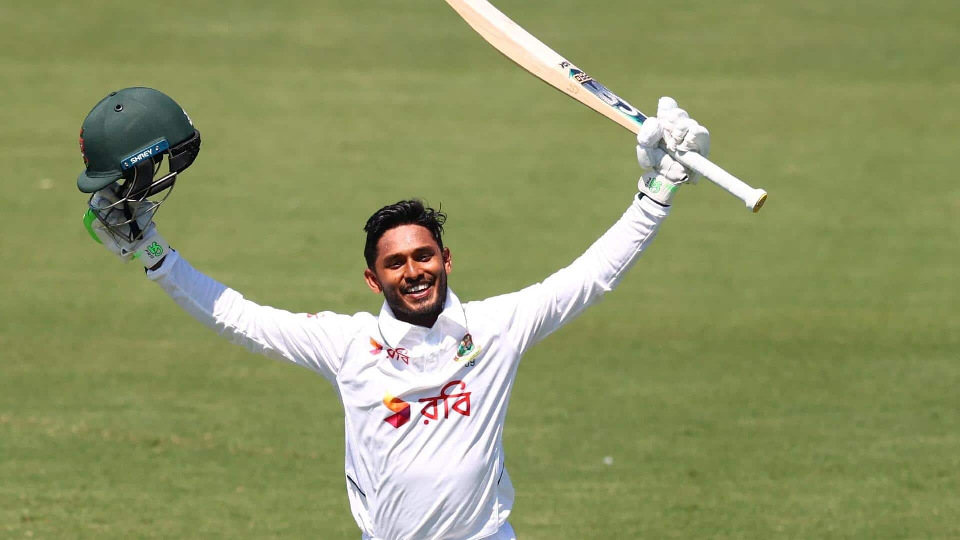 Bangladesh's Tanzid Hasan sets record with Test century against Australia