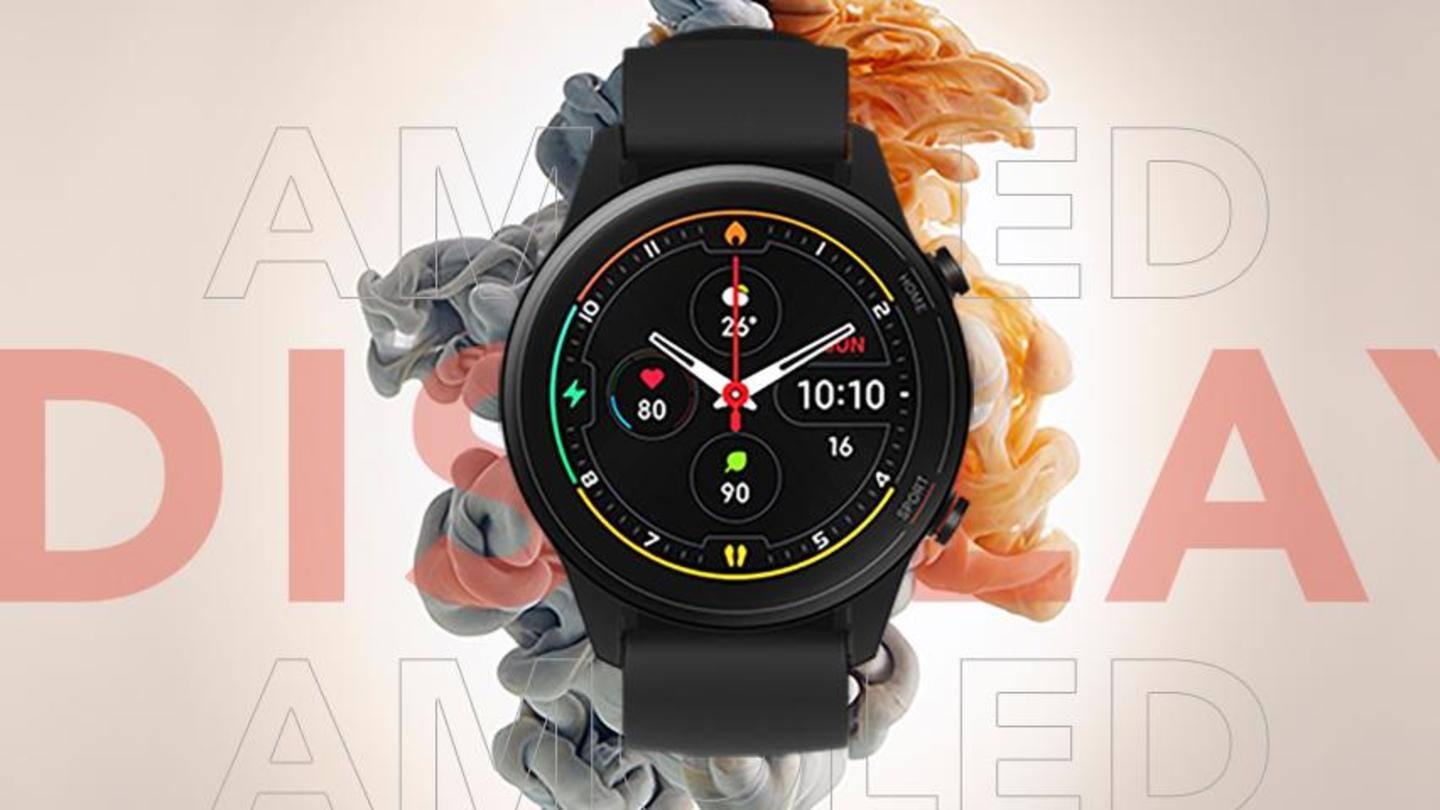 Mi Watch Revolve Active is priced at Rs. 9,923 Mi Watch Revolve Active is priced at Rs. 9,923