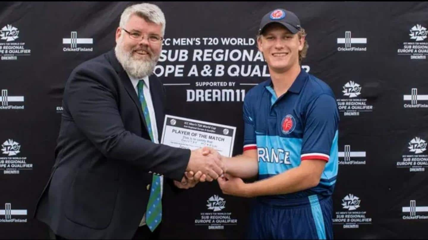 France's Gustav McKeon becomes first-ever batter with consecutive T20I tons  | NewsBytes