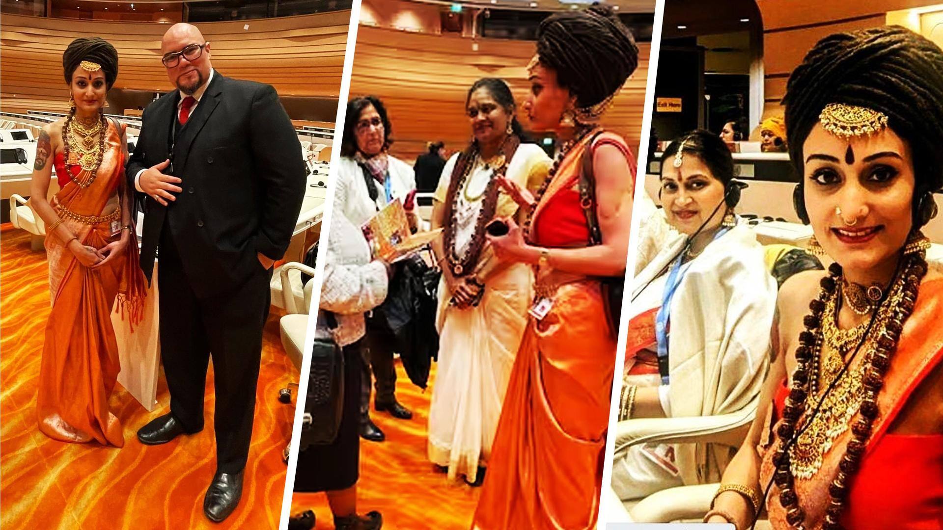 Who is Vijayapriya Nithyananda who 'represented Kailasa' at UN event