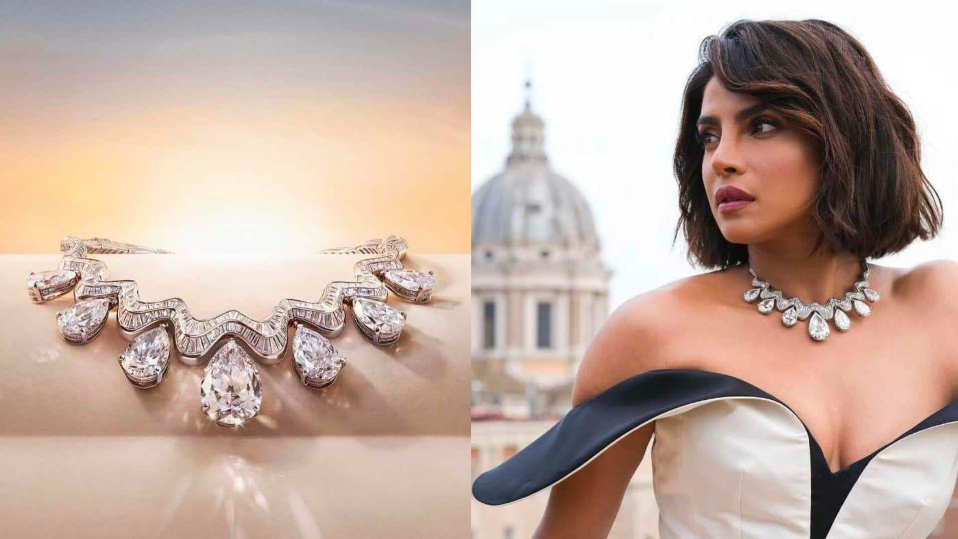 All about Priyanka Chopra's Bulgari $43M-worth 140-carat Serpenti necklace