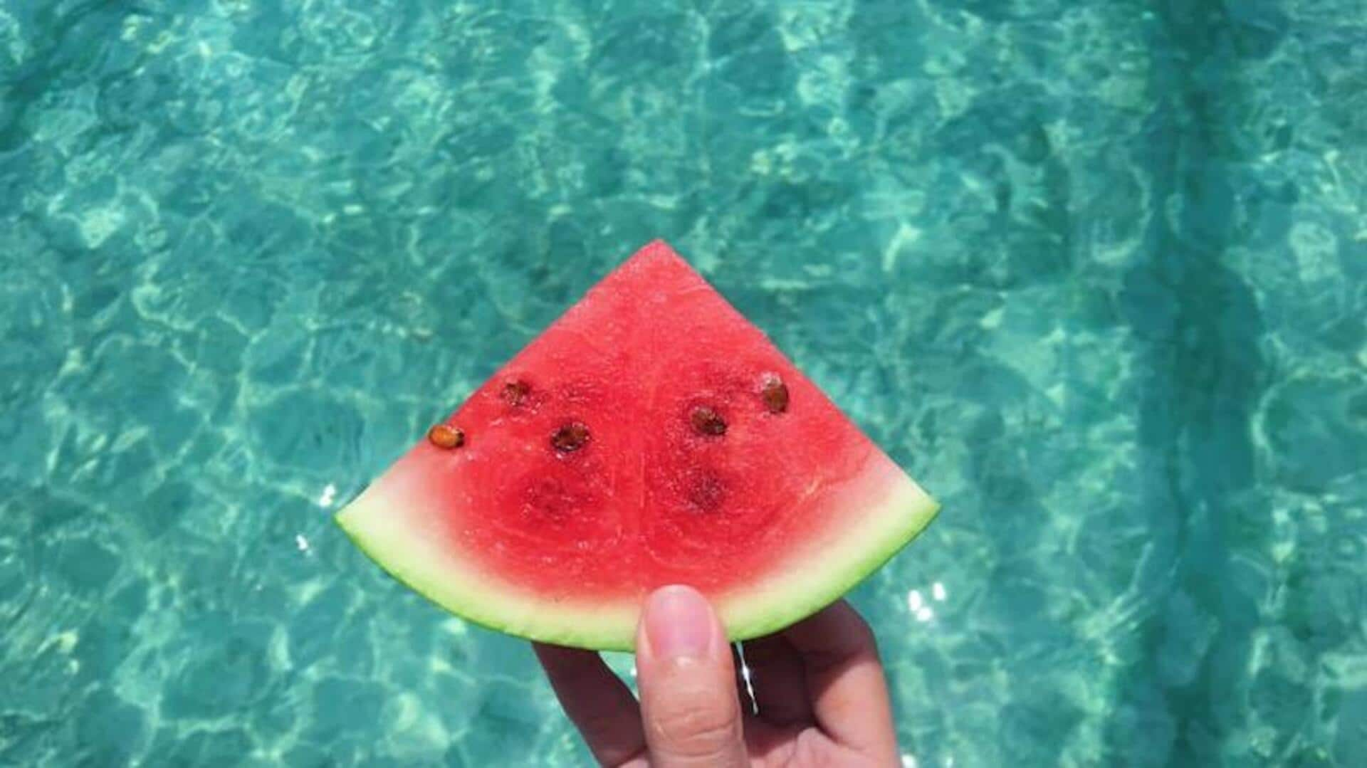 Innovative picnic eats with watermelon