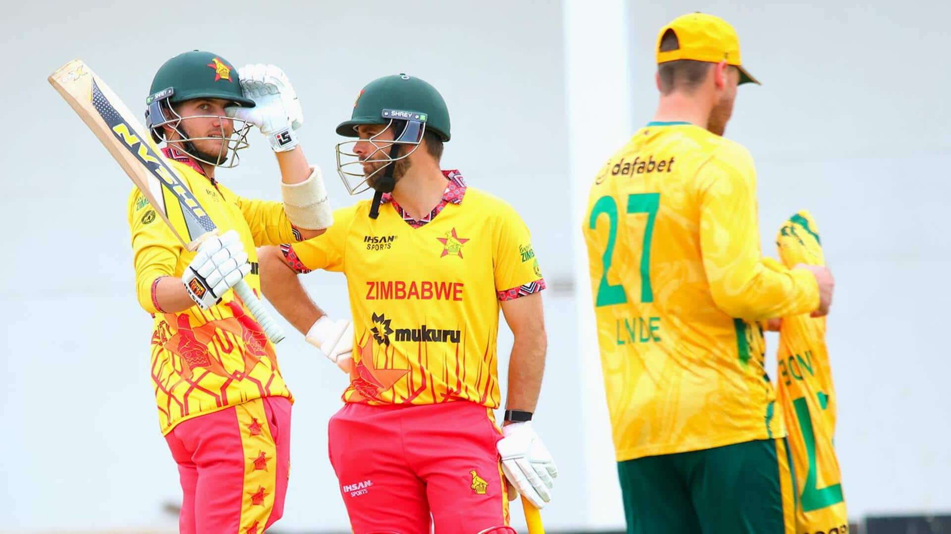 South Africa humble Zimbabwe by 7 wickets in T20I tri-series