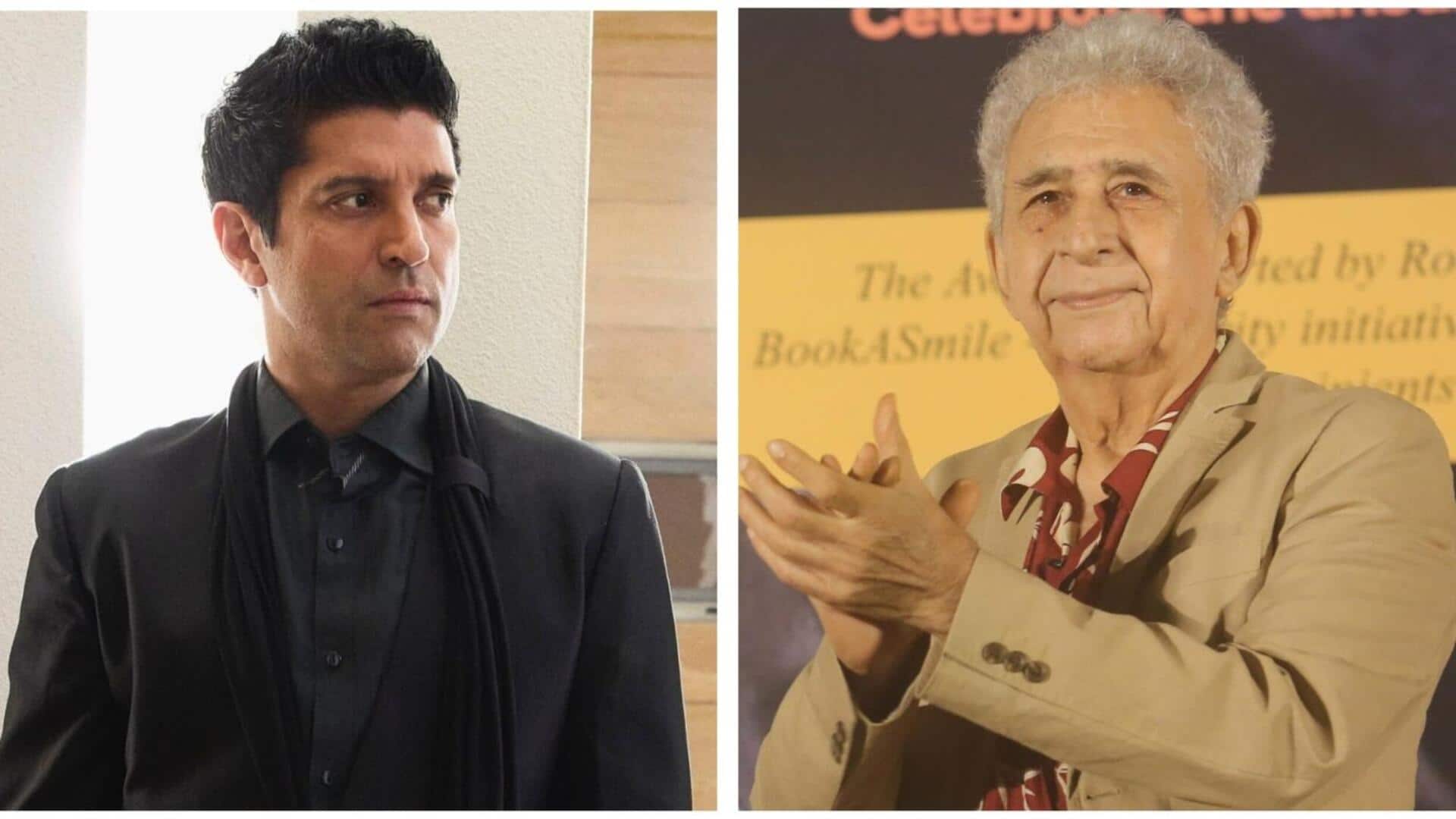 Naseeruddin's criticism of my work was 'distasteful': Farhan Akhtar
