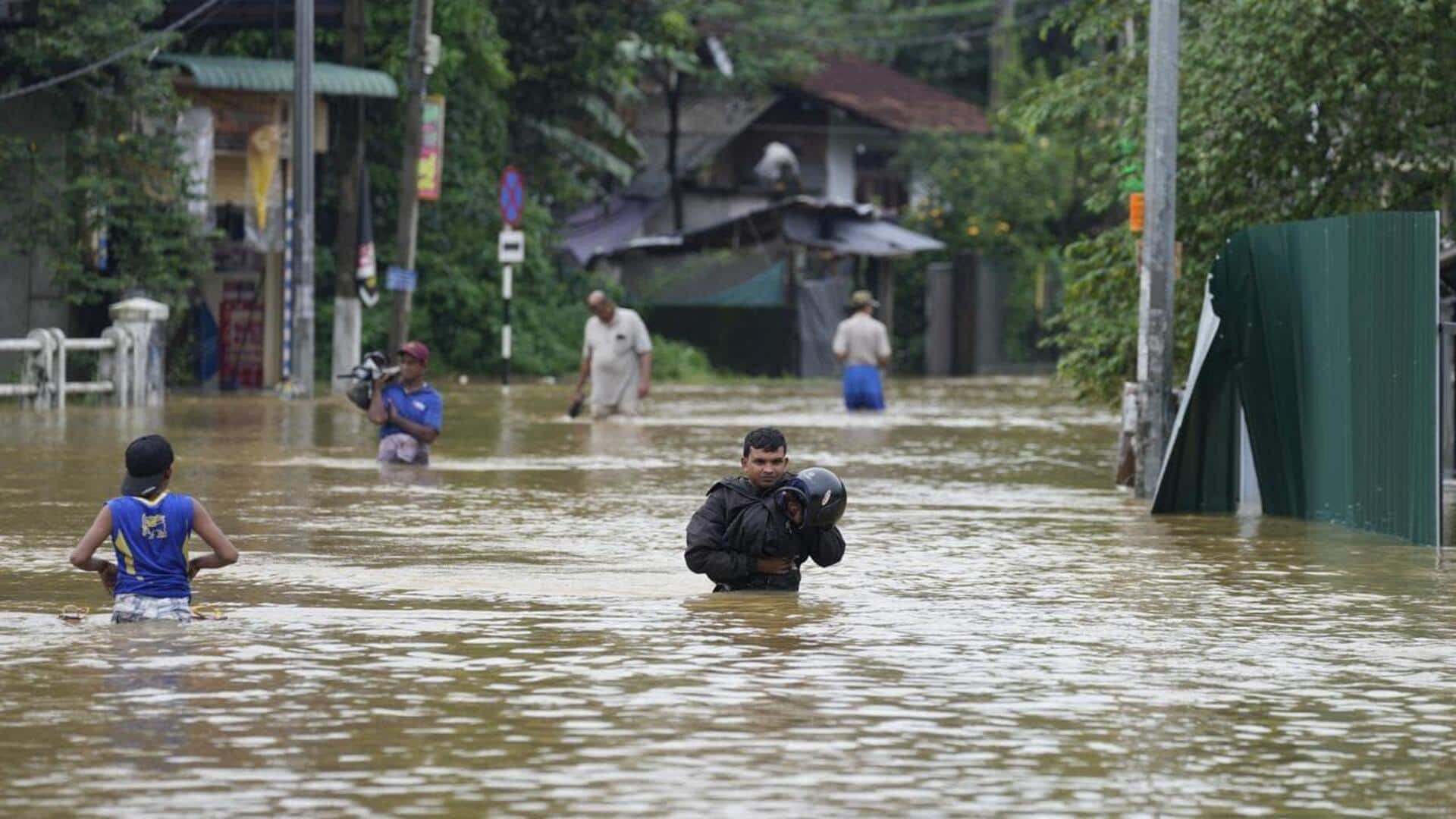 Sri Lanka closes offices, schools as landslides, floods kill 56 