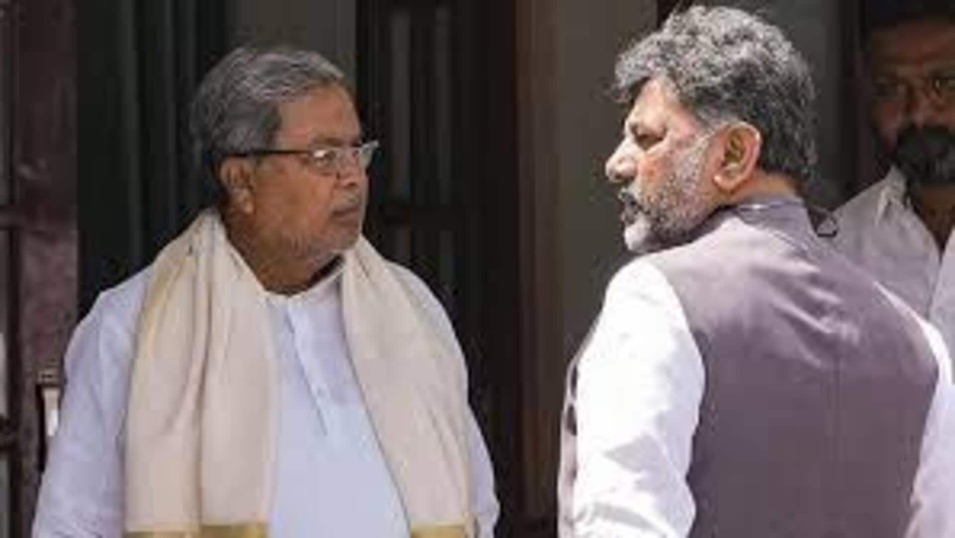 Siddaramaiah loses cool on stage, dismisses mention of Shivakumar Siddaramaiah loses cool on stage, dismisses mention of Shivakumar