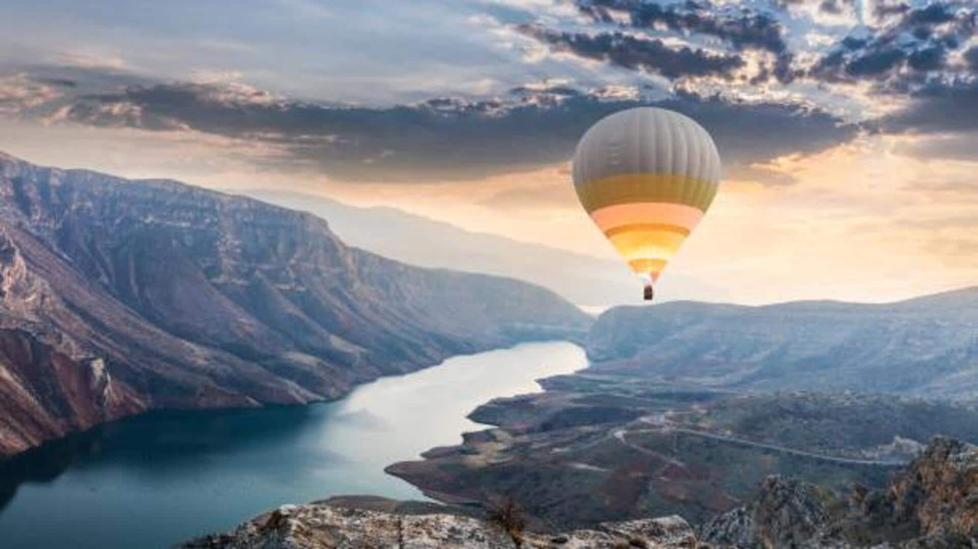 Explore Mount Kilimanjaro's beauty from a hot air balloon