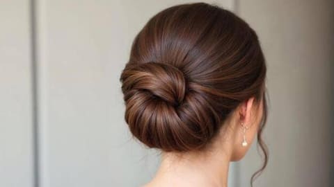 How to style the classic low bun