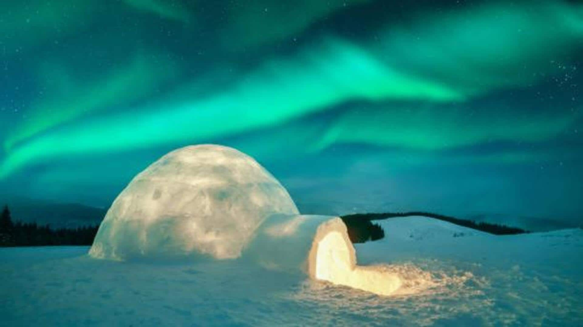 Winter glamping: Stay warm and cozy in heated igloos