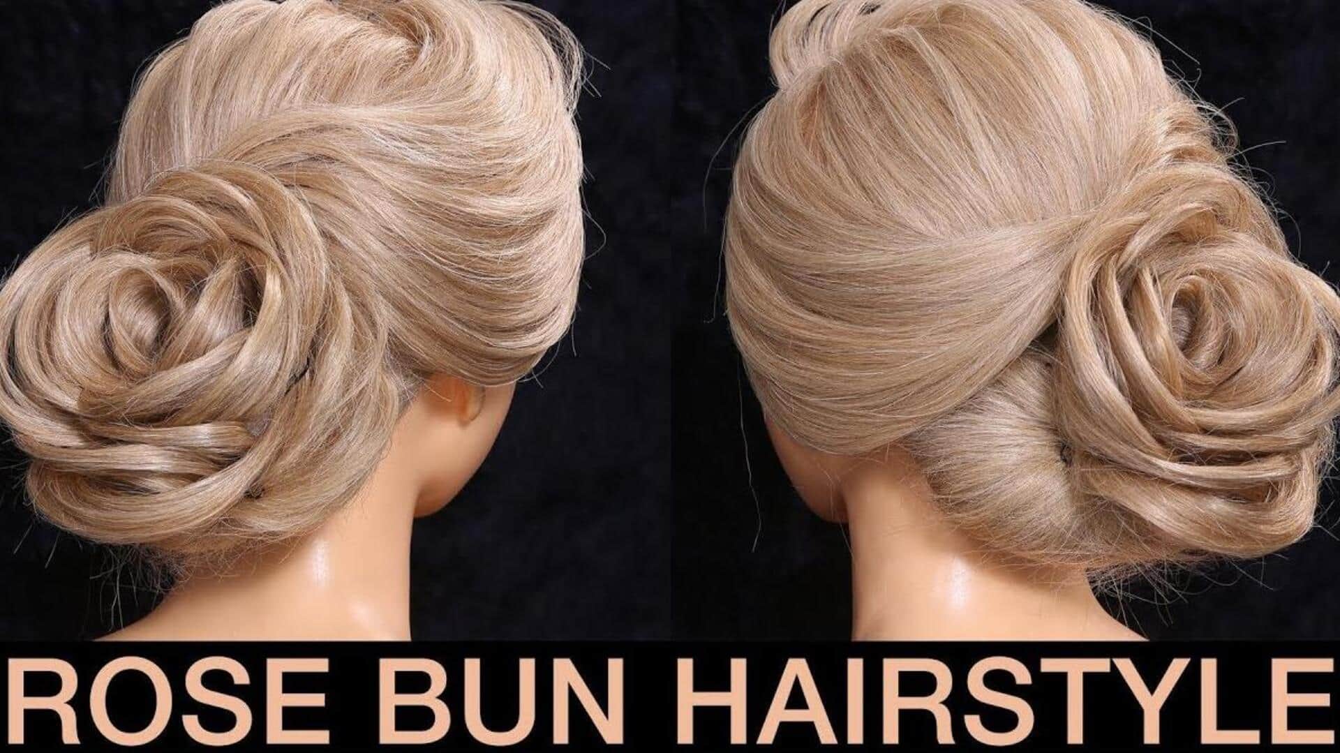 Attending a winter wedding? Sport rose bun, stun everyone 